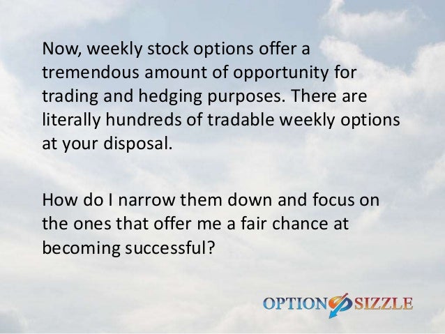 trade options weekly